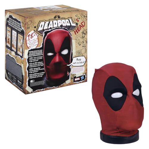 Hasbro Marvel Legends Deadpool's Head premium interactive talking electronic collectible with app support