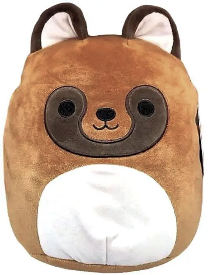 Squishmallows 8-inch Adopt Me Tanuki Raccoon soft plush toy with marshmallow-like texture