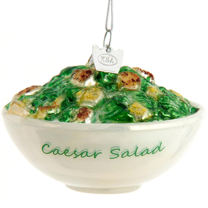 Kurt S. Adler Noble Gems Glass Caesar Salad Christmas ornament - detailed glass hanging decoration