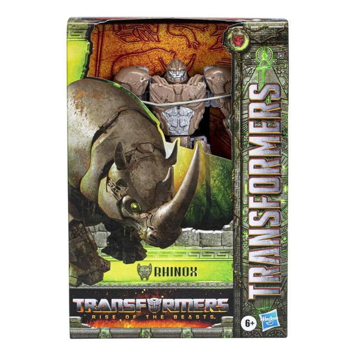 Transformers Rise of the Beasts Voyager Class Rhinox converting action figure