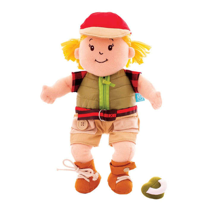 Manhattan Toy Baby Stella Learn to Dress 15-inch soft baby doll for toddlers ages 1 and up