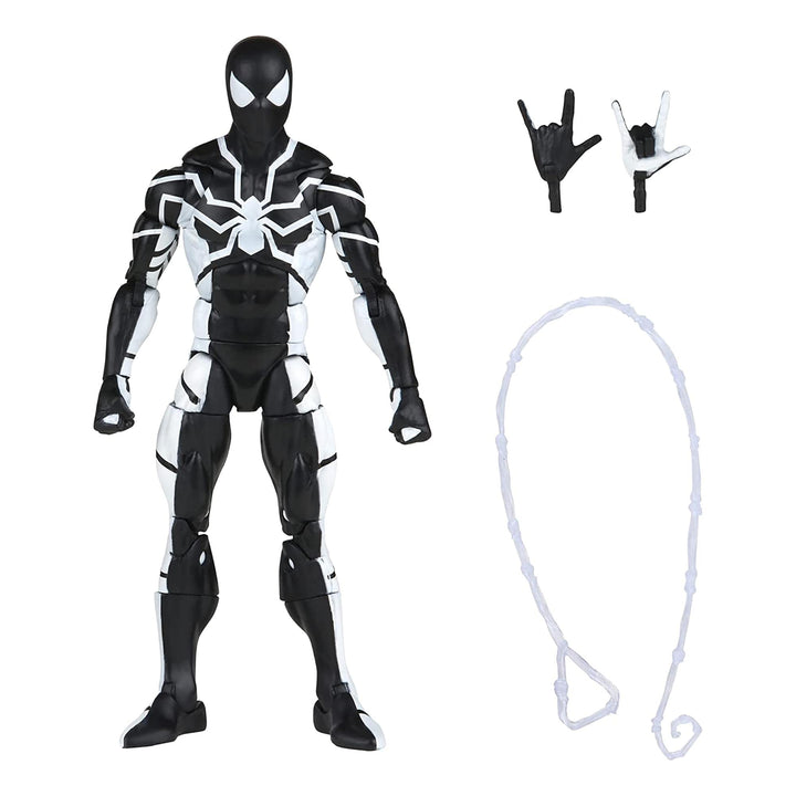 Marvel Legends Series Spider-Man Future Foundation Stealth Suit 6-inch action figure with 4 accessories