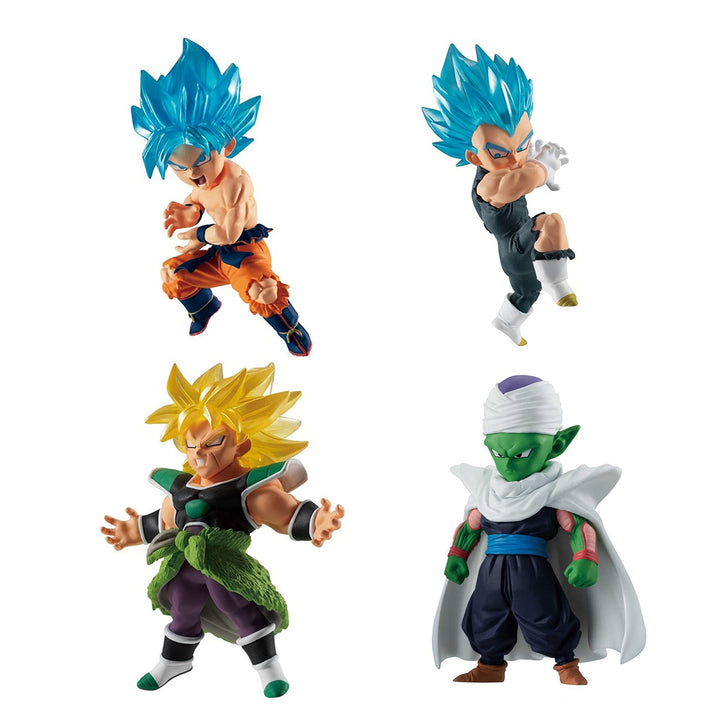 Bandai Namco Dragon Ball Adverge 2-inch figures Box Set 3 with Goku Vegeta Broly and Piccolo