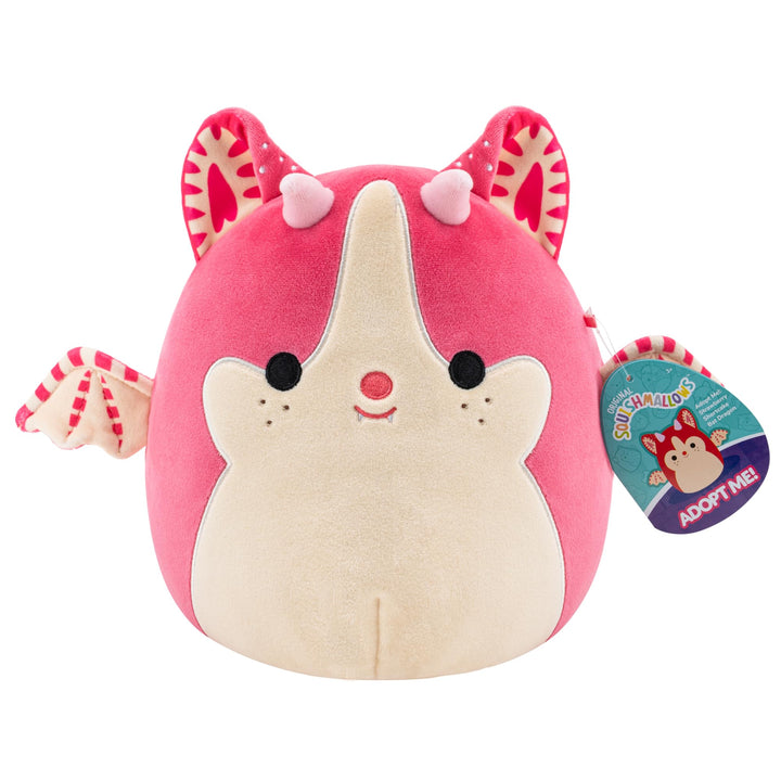 Squishmallows 8-inch Adopt Me Strawberry Shortcake Bat Dragon soft plush toy
