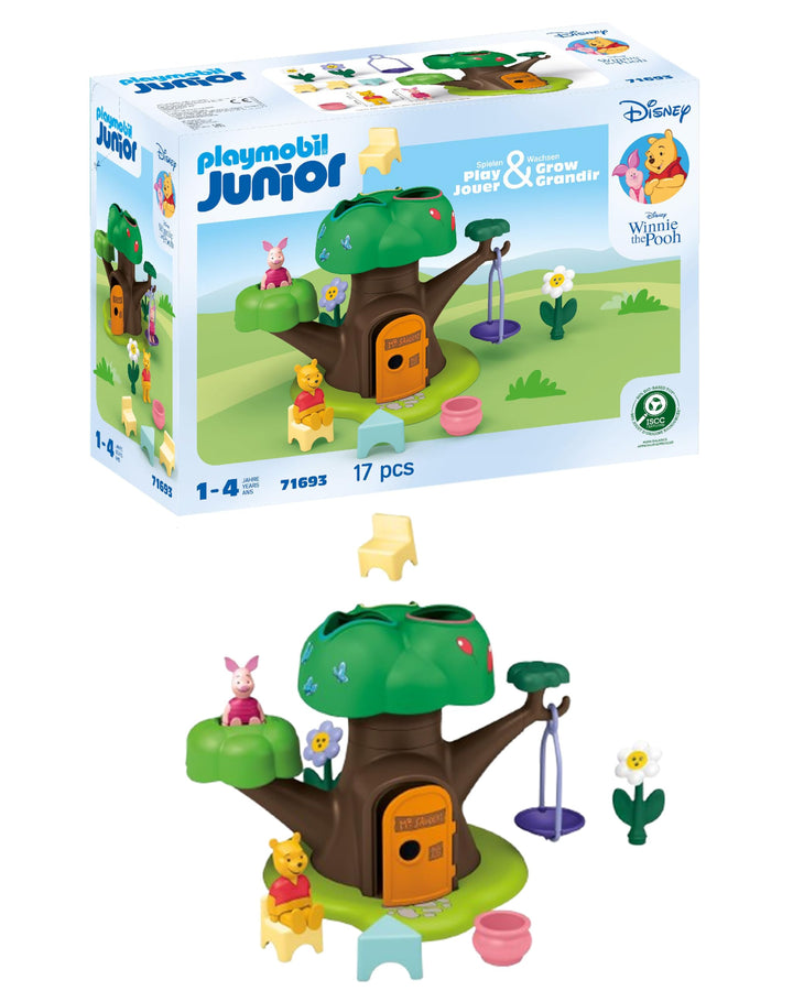 Playmobil Junior Disney Winnie The Pooh and Piglet Tree House playset