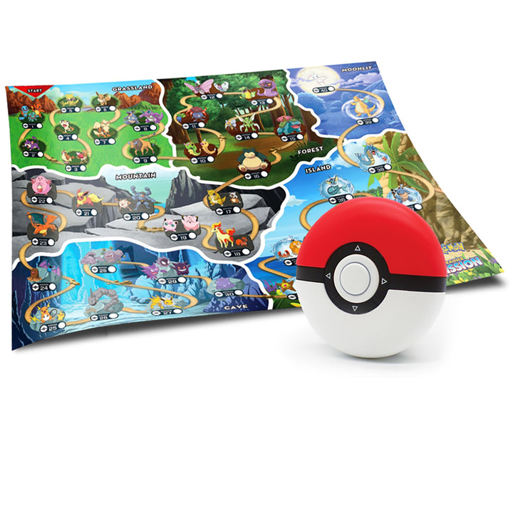 Pokemon Trainer Mission electronic detector toy with trainer map - kids ages 5 and up