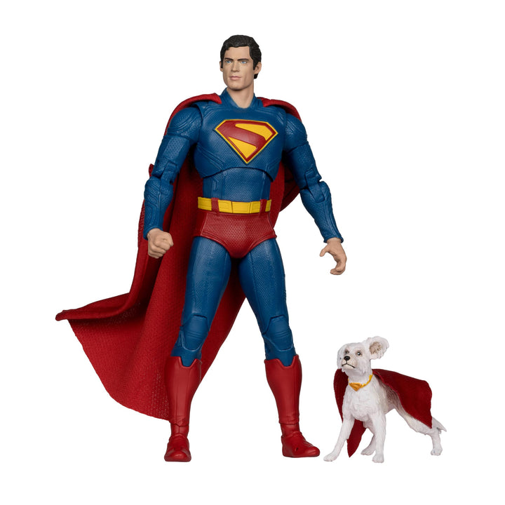 McFarlane Toys DC Superman with Krypto 7-inch deluxe action figure - Superman Movie Wave 1