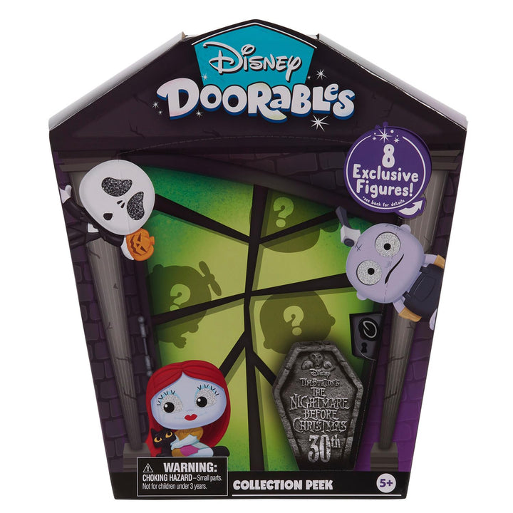 Just Play Disney Doorables Nightmare Before Christmas 30th Anniversary Collection Peek with 8 exclusive mini figures blind ba