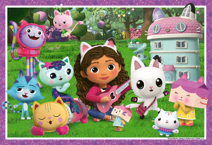 Ravensburger Gabby's Dollhouse 35-piece jigsaw puzzle for kids - colorful Magical Garden scene