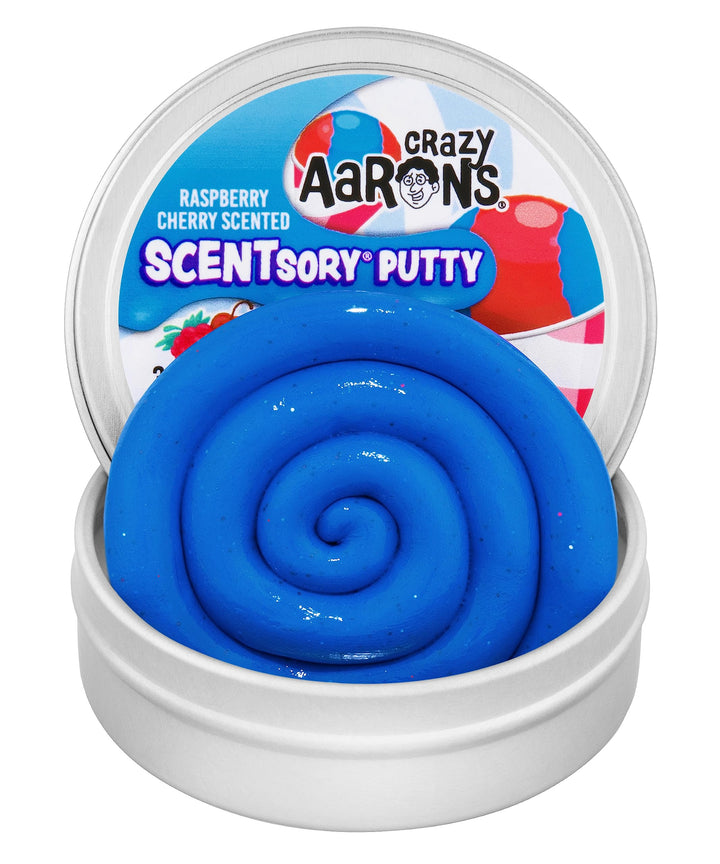 Crazy Aaron's Snow Cone Thinking Putty - multi-color scented sensory putty in a 4-inch tin, Made in USA