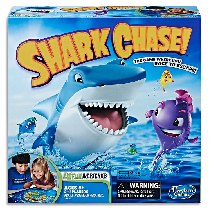 Hasbro Elefun and Friends Shark Chase children's board game box